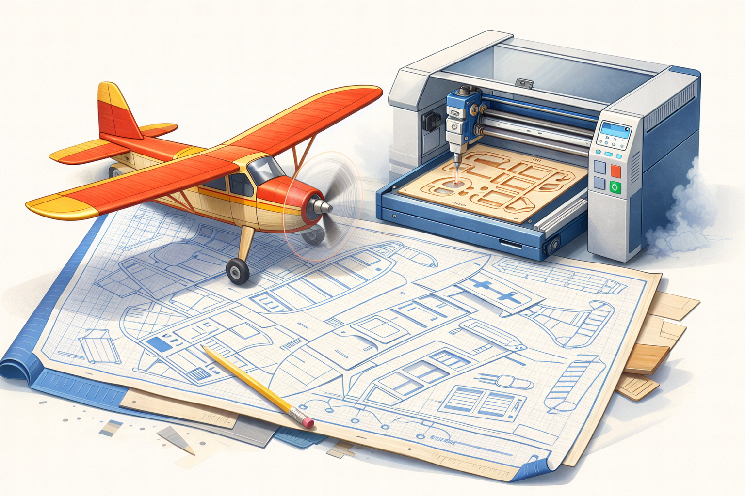 DrawDix – Bauplan und CNC